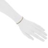 Flexible Cartier Maillon Panthère small model bracelet in yellow gold - Detail D1 thumbnail