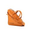 Balenciaga Triangle Duffle shoulder bag in orange leather - 00pp thumbnail