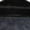 Pochette da sera Yves Saint Laurent Chyc in pelle verniciata nera - Detail D2 thumbnail