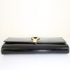 Yves Saint Laurent Chyc clutch in black patent leather - Detail D4 thumbnail