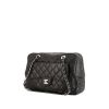 Chanel Grand Shopping handbag in black quilted grained leather - 00pp thumbnail