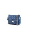 Dior Miss Dior handbag in blue leather - 00pp thumbnail