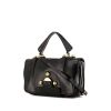 Fendi Secret Code handbag in black patent leather - 00pp thumbnail