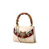 Gucci Bamboo handbag in white leather - 00pp thumbnail