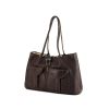 Renaud Pellegrino handbag in brown grained leather - 00pp thumbnail