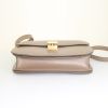 Celine Classic Box handbag in beige grained leather - Detail D4 thumbnail