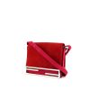 Fendi handbag in red and pink suede - 00pp thumbnail