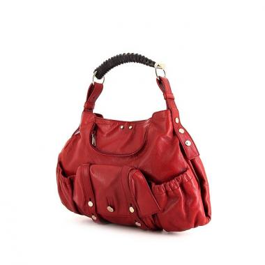 Borsa Yves Saint Laurent Mombasa in pelle rossa