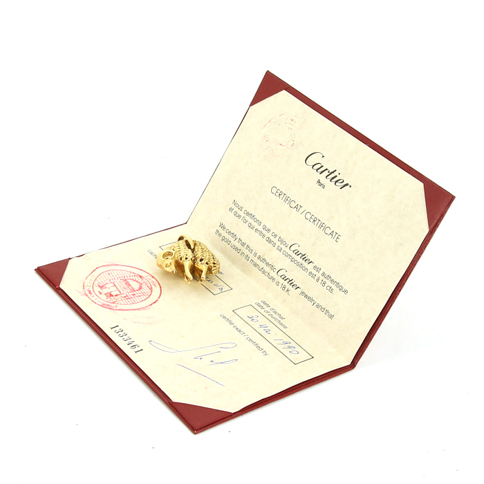 Ciondolo Cartier Toison d'Or in oro giallo - Detail D2