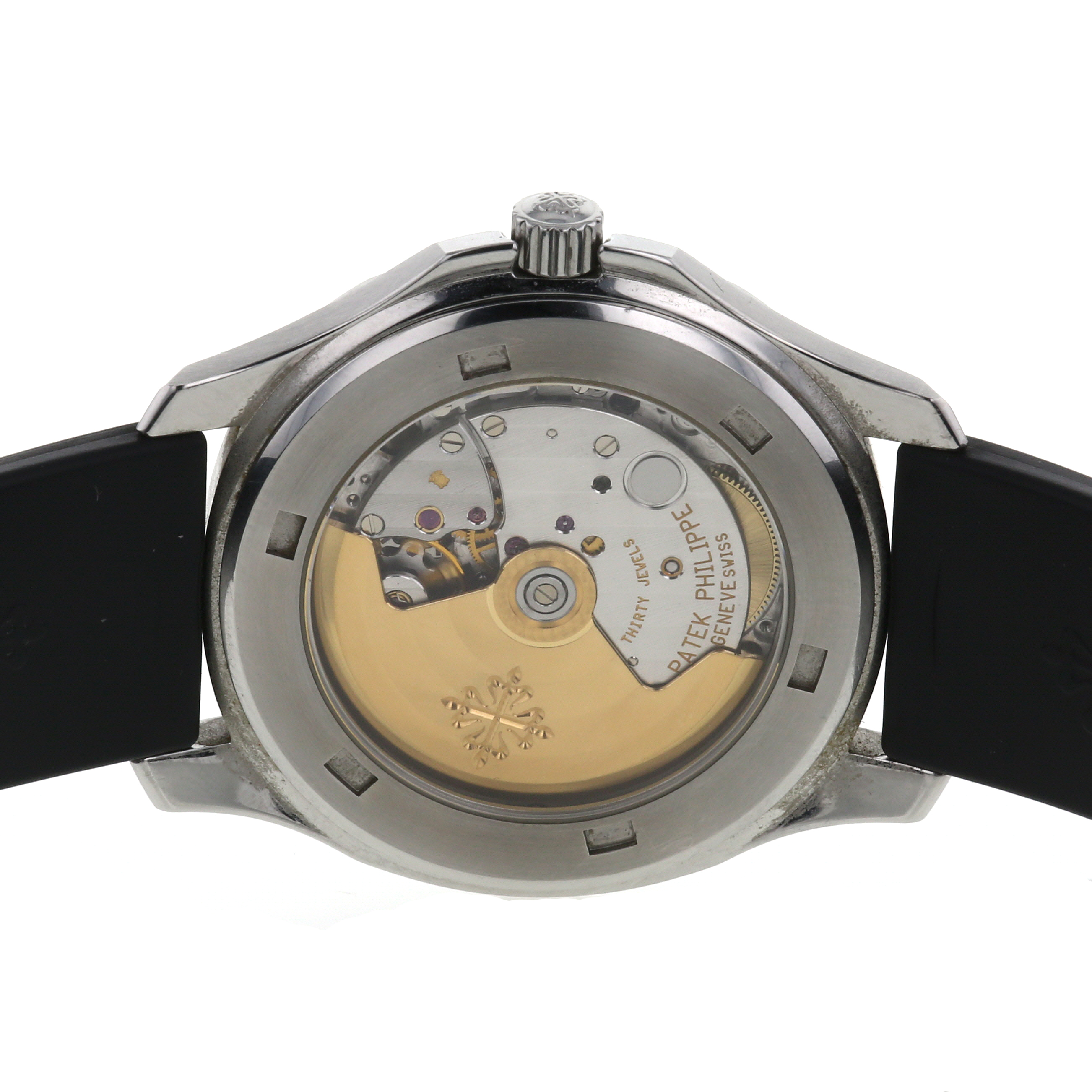 Patek Philippe Aquanaut watch in stainless steel Ref:  5065 Circa  2000 - Detail D2