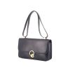 Hermes Ring handbag in navy blue box leather - 00pp thumbnail