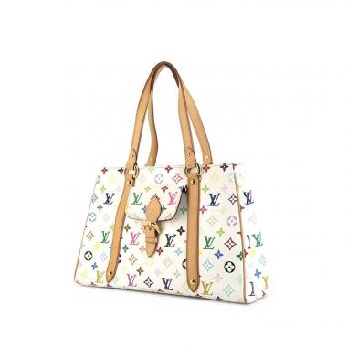 Louis Vuitton bag in multicolor monogram canvas and natural leather