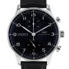 IWC Portuguese-Chronograph watch in stainless steel Ref:  3714 Circa  2010 - 00pp thumbnail