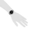 Montre IWC Pilot's Watches Chronograph en acier Vers  1980 - Detail D1 thumbnail