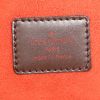 Louis Vuitton Sarria handbag in brown damier canvas and brown leather - Detail D3 thumbnail