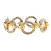Flexible Cartier 1980's bracelet in yellow gold and white gold - 00pp thumbnail