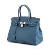 Hermes Birkin 30 cm handbag in blue Cobalt togo leather - 00pp thumbnail