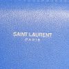 Sac à main Saint Laurent Sac de jour nano en cuir bleu - Detail D4 thumbnail