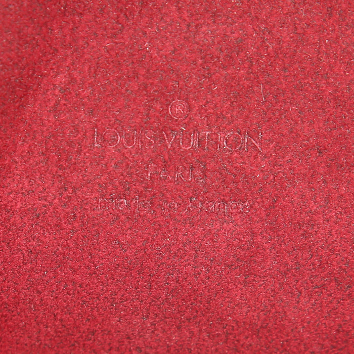 Borsa Louis Vuitton in tela monogram multicolore e pelle naturale - Detail D3