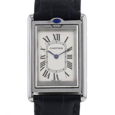 Reloj Cartier Tank Basculante de acero Ref :  2390 Circa  1990