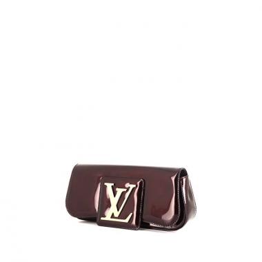 Pochette Louis Vuitton Sobe in pelle verniciata bordeaux