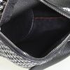 Loewe shoulder bag in canvas and black leather - Detail D2 thumbnail