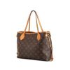 Louis Vuitton Neverfull small model shopping bag in brown monogram canvas and natural leather - 00pp thumbnail