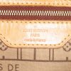 Shopping bag Louis Vuitton Neverfull modello piccolo in tela monogram marrone e pelle naturale - Detail D3 thumbnail