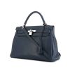 Hermes Kelly 32 cm handbag in indigo blue togo leather - 00pp thumbnail