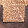 Borsa a tracolla Gucci Pelham in tela monogram grigia con decoro di borchie e pelle marrone - Detail D3 thumbnail