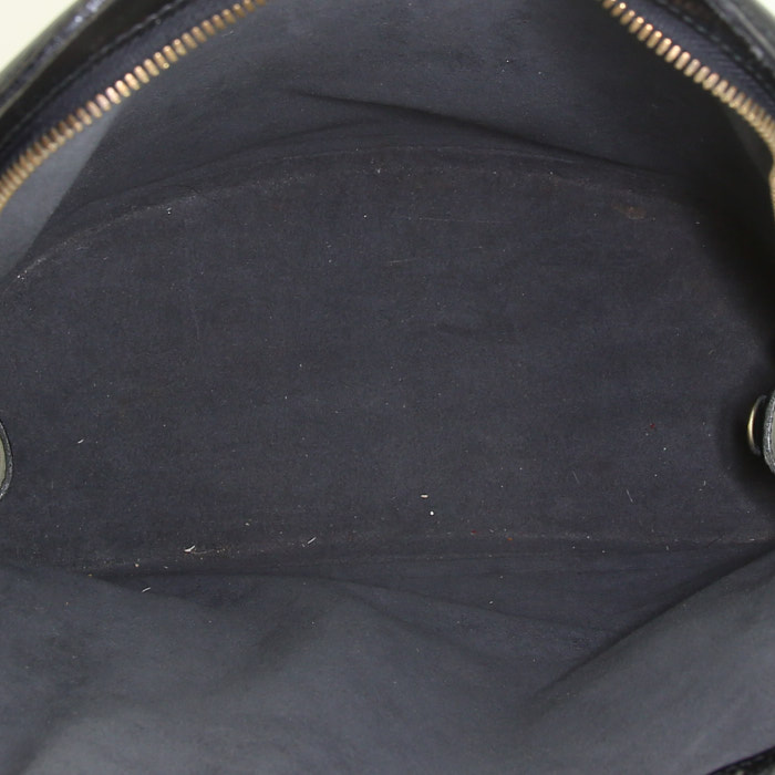 Zaino Louis Vuitton Gobelins - Backpack in pelle Epi nera - Detail D2
