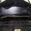Bolso de mano Hermes Kelly 32 cm en cocodrilo negro - Detail D2 thumbnail