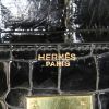 Bolso de mano Hermes Kelly 32 cm en cocodrilo negro - Detail D3 thumbnail