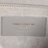 Saint Laurent Emmanuelle shoulder bag in grey smooth leather - Detail D4 thumbnail