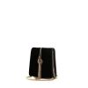 Lanvin small shoulder bag in black velvet and black leather - 00pp thumbnail