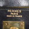 Hermes Kelly 32 cm handbag in navy blue box leather - Detail D4 thumbnail