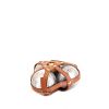 Boules de pétanque Hermès en acier et cuir gold - 00pp thumbnail