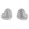 Poiray earrings for non pierced ears in white gold and diamonds - 00pp thumbnail