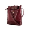 Cartier Must De Cartier - Bag shoulder bag in red grained leather - 00pp thumbnail