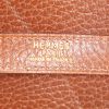 Hermes Bolide handbag in brown grained leather - Detail D4 thumbnail