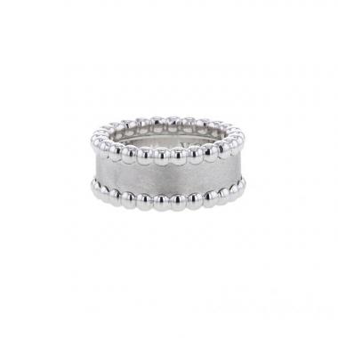 Bague Van Cleef & Arpels Perlée en or blanc