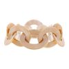 Articulated Vintage bracelet in pink gold and sapphire - 00pp thumbnail