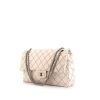 Bolso de mano Chanel 2.55 en cuero acolchado blanco - 00pp thumbnail
