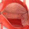 Celine Cabas shopping bag in red leather - Detail D2 thumbnail