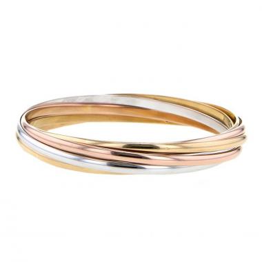 Bracciale Cartier Trinity Semainier in oro giallo,  oro rosa e oro bianco