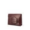 Hermès Faco pouch in burgundy box leather - 00pp thumbnail