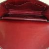 Hermès Faco pouch in burgundy box leather - Detail D2 thumbnail