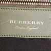 Sac à main Burberry DK88 moyen modèle en cuir bicolore vert-kaki et rose - Detail D4 thumbnail