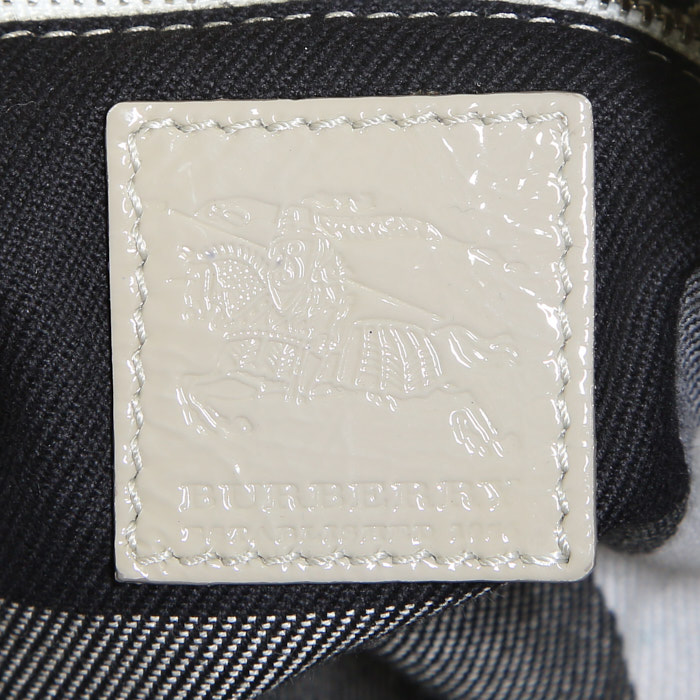 Bolso Walden en lona beige y charol - Detail D3