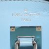 Louis Vuitton City Steamer medium model handbag in blue and red smooth leather - Detail D3 thumbnail